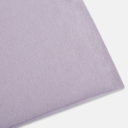 Plain Lilac Cashmere Knitted Scarf Image 1