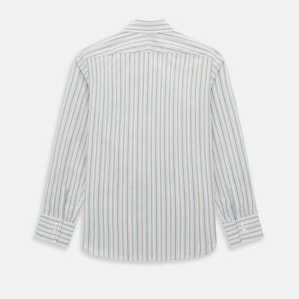 Forest Green Multi Stripe Westminster Shirt Image 2