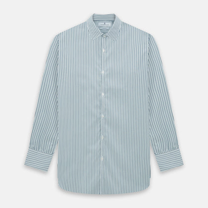 GREEN DOUBLE STRIPE WESTMINSTER SHIRT