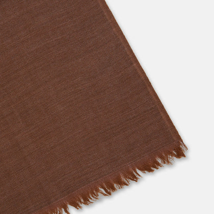 Brown Cashmere Scarf Image 1