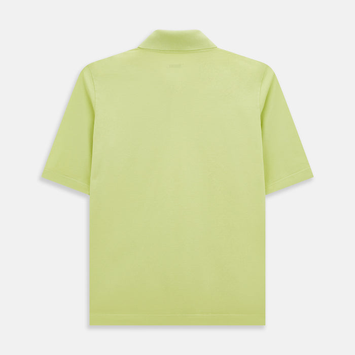 Lime Green Polo Shirt Image 2
