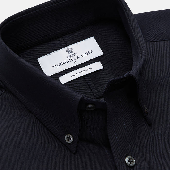 Navy Weekend Fit Hayne Shirt With Dorset Collar And 1-Button Cuffs Image 1