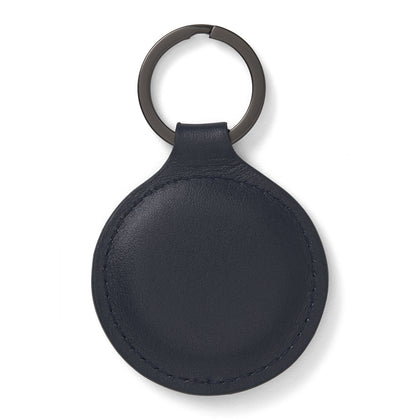 Dark Navy Leather Fob Holder Image 1