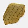 View 1 of product The Turnbull & Asser Purple and Yellow Micro Dot Silk Tie, featuring a refined micro-dot pattern, is a timeless men's accessory.