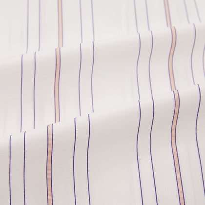 Purple and Rose Multi Stripe Mayfair Shirt Image 5