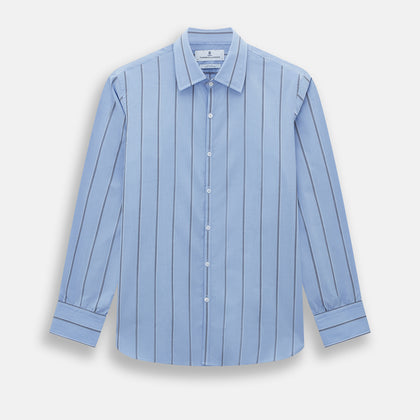 Sky Blue Track Stripe Westminster Shirt