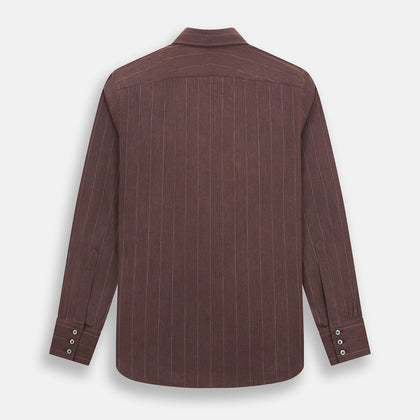 Indies Red Wide Stripe Westminster Shirt Image 2