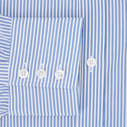 Sky Blue Halo Stripe Mayfair Shirt Image 3