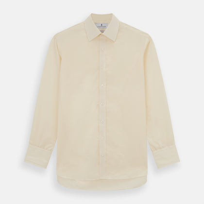 Cream Fine Pencil Stripe Mayfair Shirt