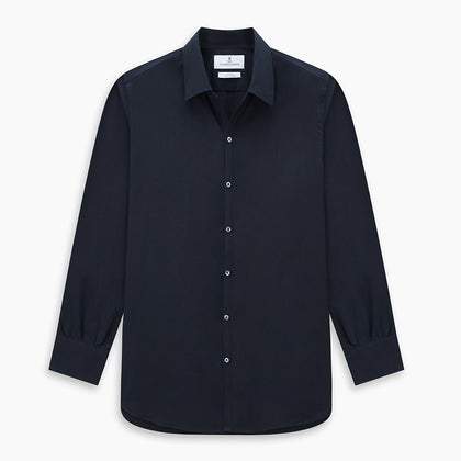 DARK NAVY WINDSOR SHIRT Image 8