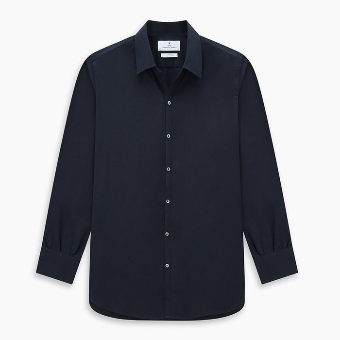 DARK NAVY WINDSOR SHIRT Image 8