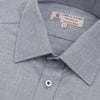 View 5 of product Grey Cashmere Blend Classic Shirt with T & A Collar