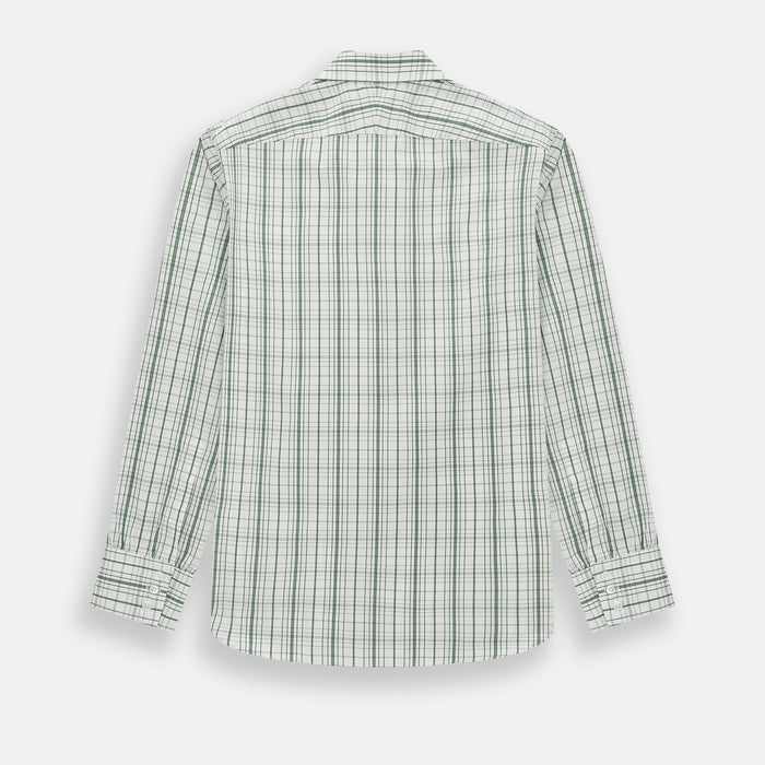 Sage Green Plaid Check Westminster Shirt Image 2