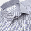 View 3 of product The Navy Check Cotton Regular Fit Mayfair Shirt by Turnbull & Asser features a timeless checked pattern for a classic look.