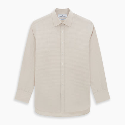 Pale Pink Fine Check Mayfair Shirt Image 6