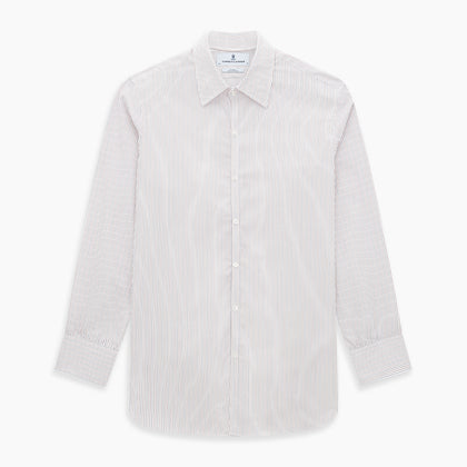 Red and Blue Ticking Stripe Westminster Shirt