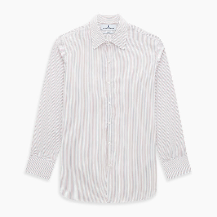 Red and Blue Ticking Stripe Westminster Shirt