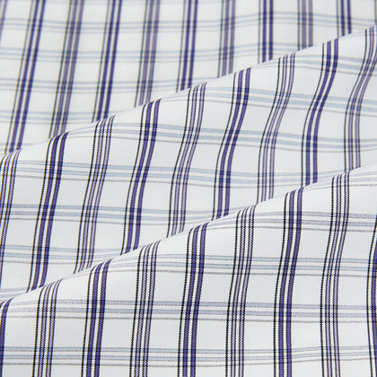 Purple Multi Check Mayfair Shirt Image 5