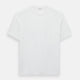 The Turnbull & Asser White Short-sleeve Fitted T-Shirt is a classic, logo-free crew neck laid flat on a white background—perfect for smart casual looks.