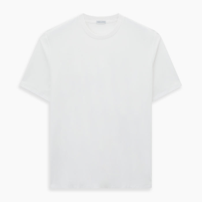 White Short-sleeve Fitted T-Shirt Image 6