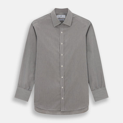 Navy Fine Stripe Mayfair Shirt