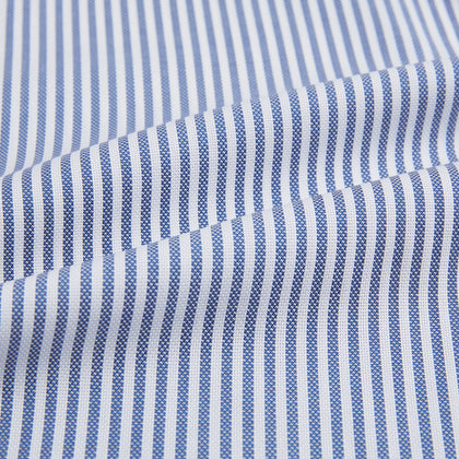 Navy Bengal Stripe Mayfair Shirt Image 5