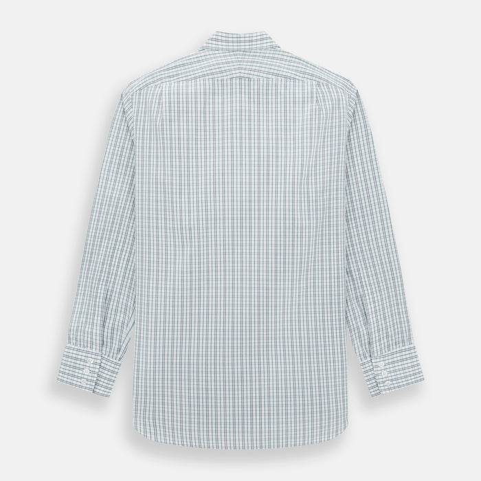 Sage Green Multi Check Mayfair Shirt Image 2