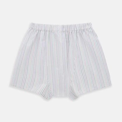 Rainbow Stripe Godfrey Boxer Shorts Image 1