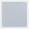View 1 of product The Turnbull & Asser Sky Blue Hairline Stripe Hand-Rolled Handkerchief, featuring thin blue and white stripes and hand-rolled edges, is displayed flat on a white background.