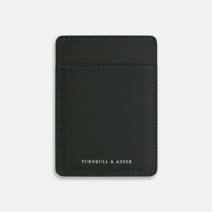 Forest Green Two-slot Card Case