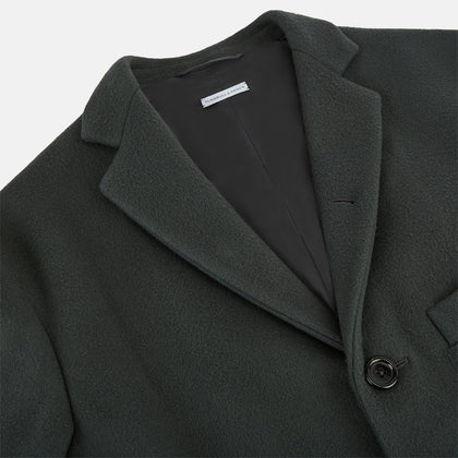 Moss Green  Apsley Single-Breasted Caban Coat Image 1