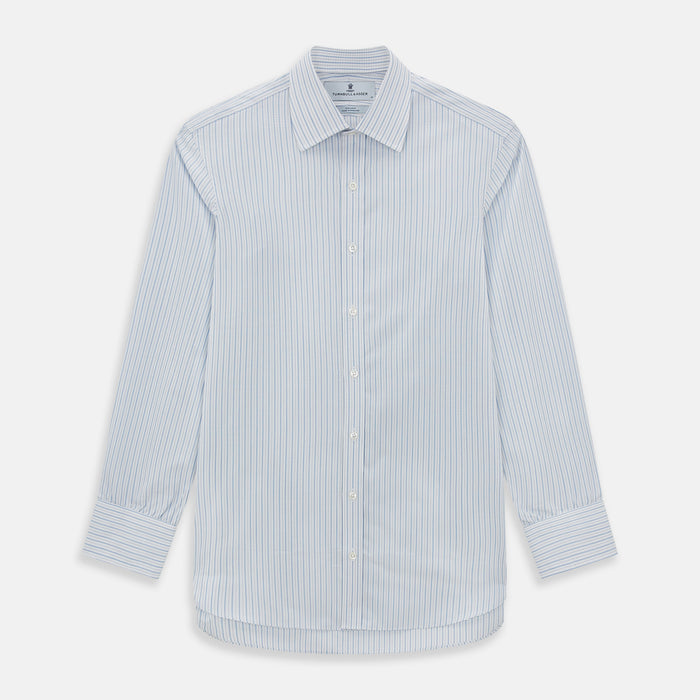 Blue Graph Check Mayfair Shirt