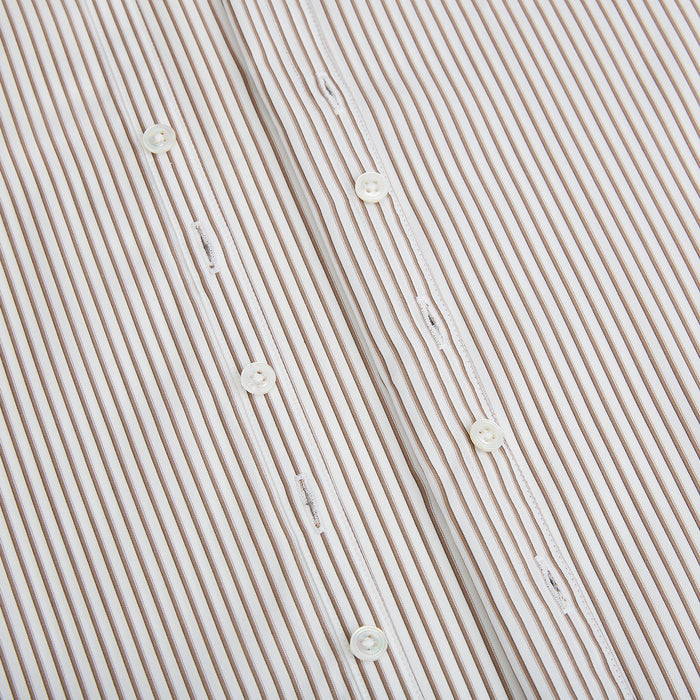 Coffee Multi Stripe Westminster Shirt Image 6