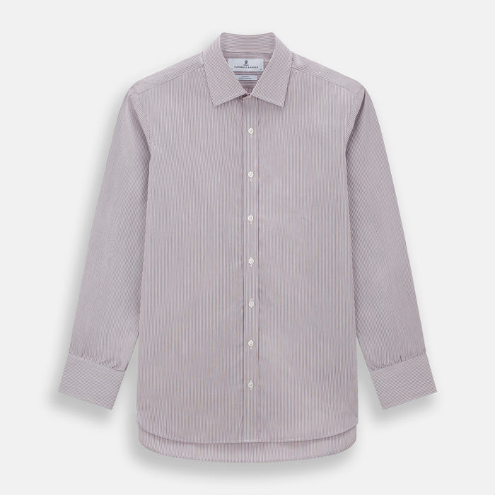Red and Pink Ticking Stripe Mayfair Shirt