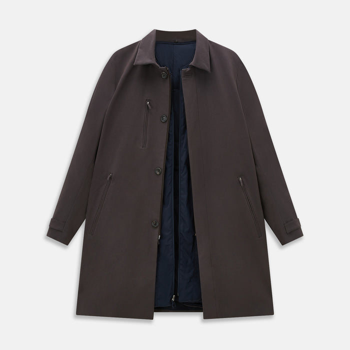 Dark Chocolate John Arthur Trench Coat Image 3