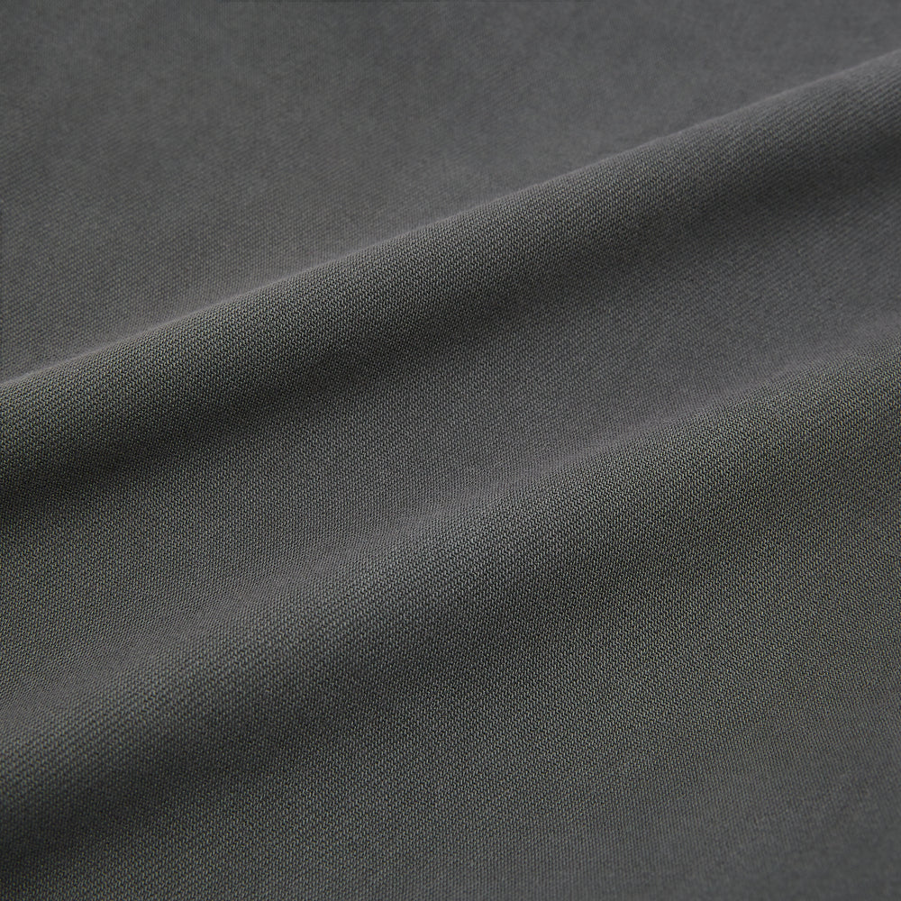 The Grey Henry B Trousers by Turnbull & Asser are straight-leg, feature belt loops, front pockets, a flat front, and are crafted from premium Italian cotton. Shown against a plain white background.