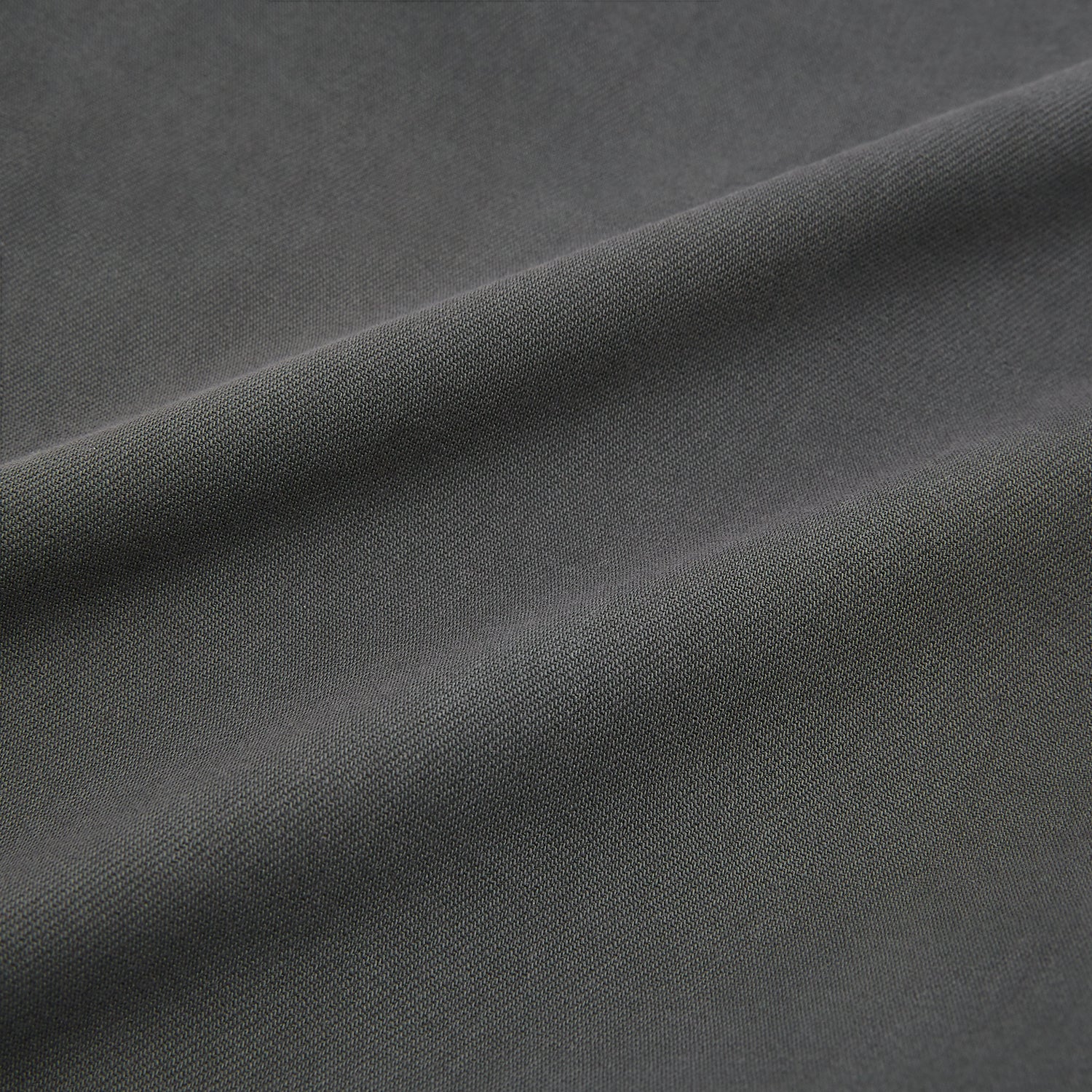 View 7 of product The Grey Henry B Trousers by Turnbull & Asser are straight-leg, feature belt loops, front pockets, a flat front, and are crafted from premium Italian cotton. Shown against a plain white background.