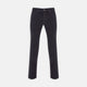 A pair of Turnbull & Asser 5 Pocket Boston Trousers, straight-leg with a dark wash, feature front and back pockets, a button closure, and belt loops, shown on a plain white background.