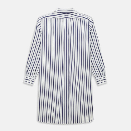 Navy Double Stripe Quarzo Nightshirt Image 2
