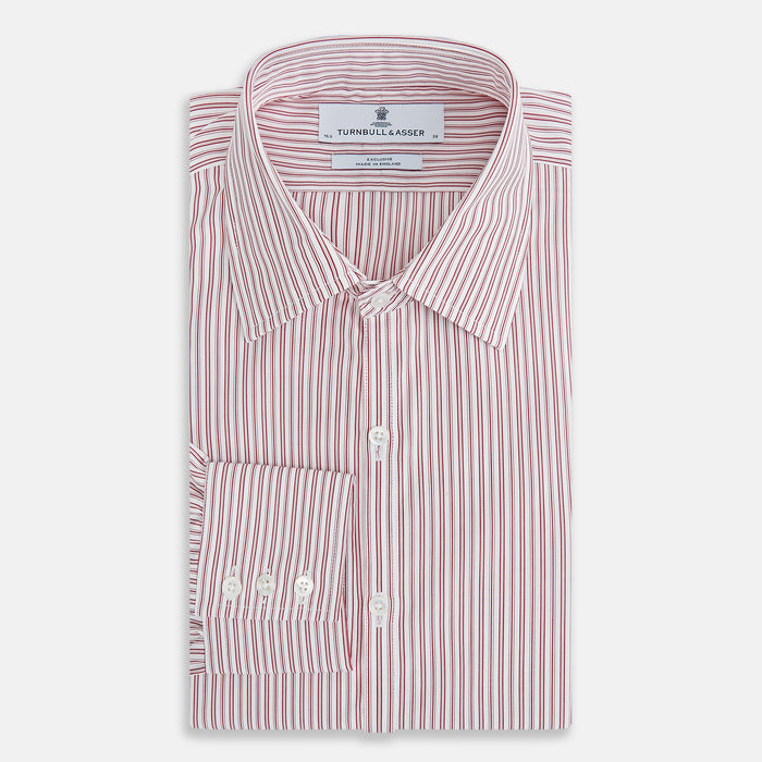Red Ticking Stripe Westminster Shirt Image 4