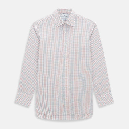 Red and Blue Multi Check Mayfair Shirt