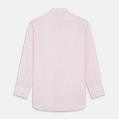 Pink Windowpane Check Mayfair Shirt Image 2