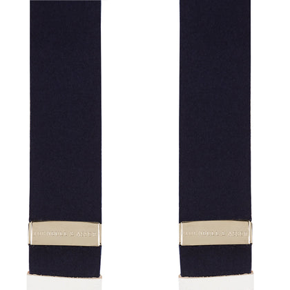 Navy Adjustable Felt Braces Image 1