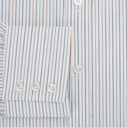 Teal Double Stripe Mayfair Shirt Image 3