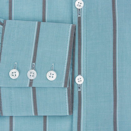 Cendre Blue Track Stripe Westminster Shirt Image 3