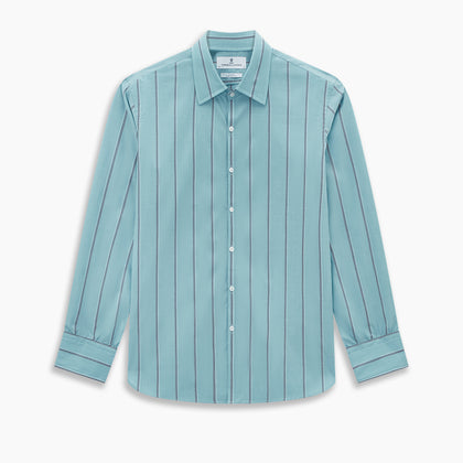 Cendre Blue Track Stripe Westminster Shirt Image 8
