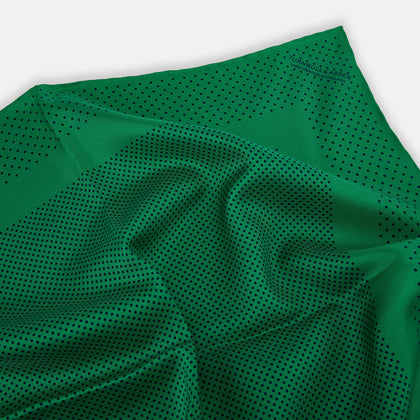 Green Dot Silk Pocket Square Image 1
