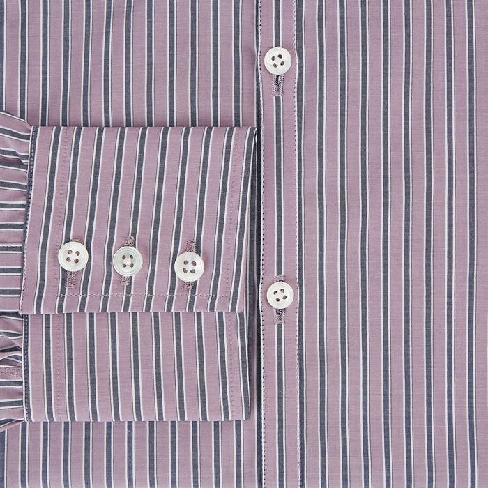 Antique Pink Ticking Stripe Westminster Shirt Image 3