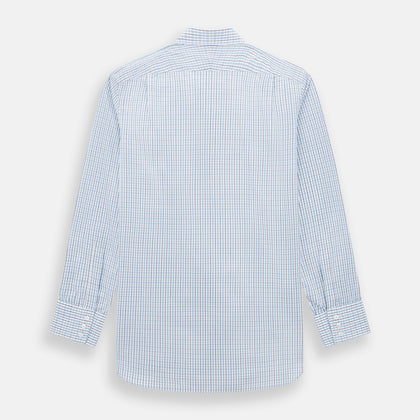 Navy and Blue Multi Check Mayfair Shirt Image 2