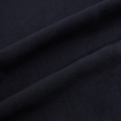 Navy Linen Henry Trousers Image 6